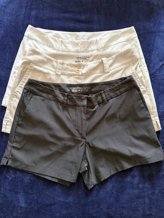 Nike Pants - Nike Women's Golf Shorts Trio in Black, White & Tan.